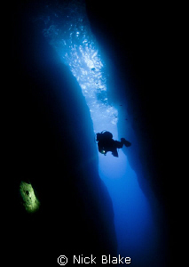 Diving the Inland sea, Gozo by Nick Blake 